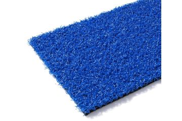 Blauer kunstrasen