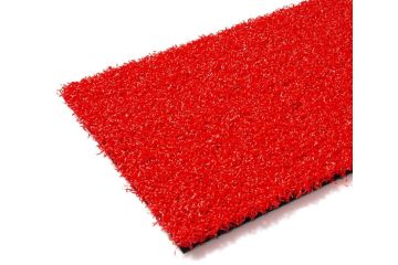 Roter Kunstrasen